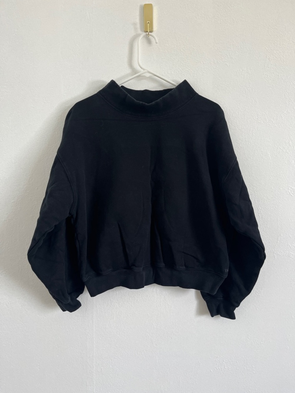 TNA Black Cowl Neck Sweater